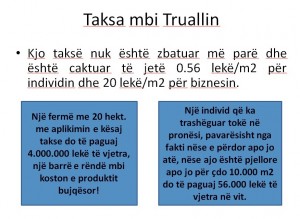 1-Taksa mbi truallin